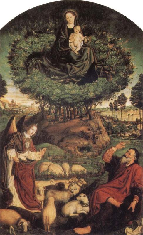 Nicolas Froment Moses and the Burning Bush oil painting picture
